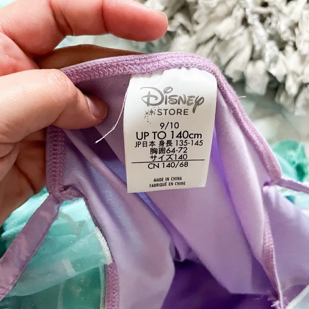 Disney Store Ariel Costume with Sound Size 9-10